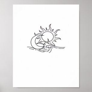 Whimsigoth Sol Sea Witchy Poster