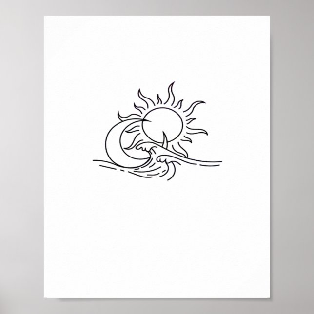 Whimsigoth Sol Sea Witchy Poster (Framsidan)