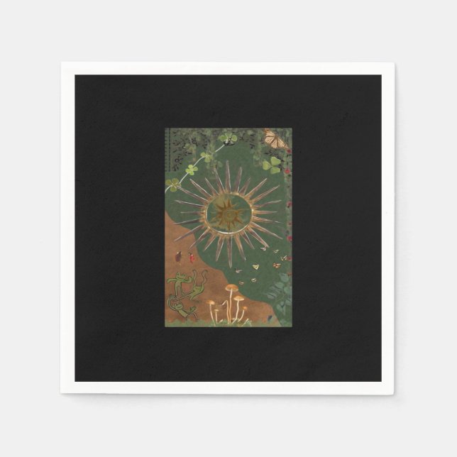 Whimsigoth Swirl Poster Pappersservett (Framsidan)