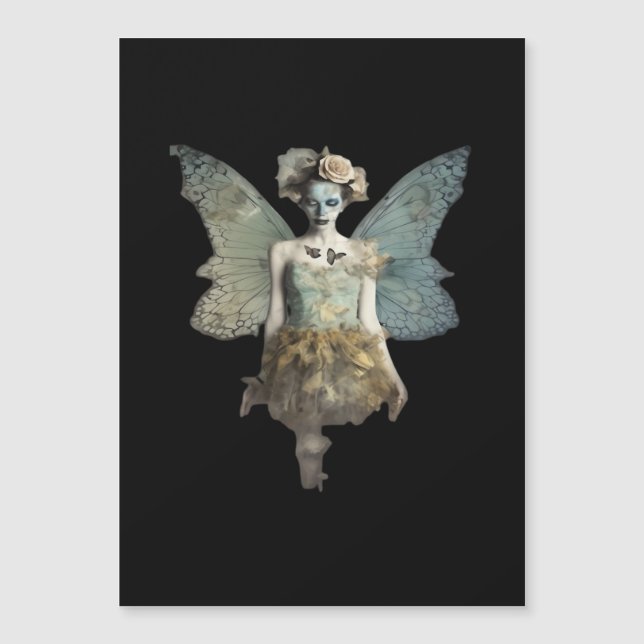Whimsigoth Zombie Fairy Old Timey Gothic Moody Art (Framsida)