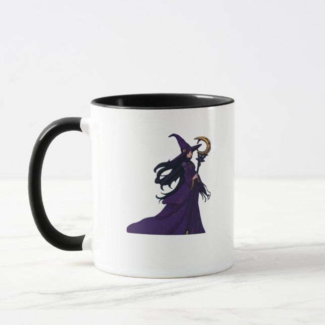 Whimsigothic Måne Witch Mugg (Vänster)