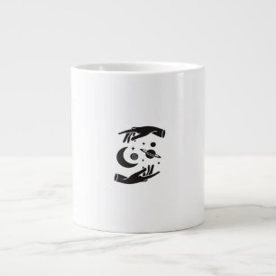 Whimsigotisk design jumbo mugg