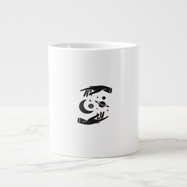 Whimsigotisk design jumbo mugg (Framsidan)