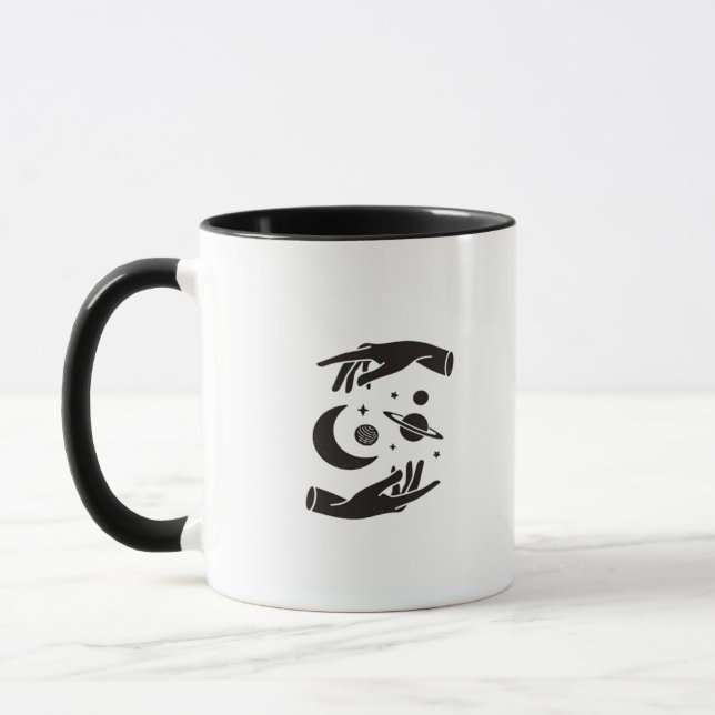 Whimsigotisk design mugg (Vänster)