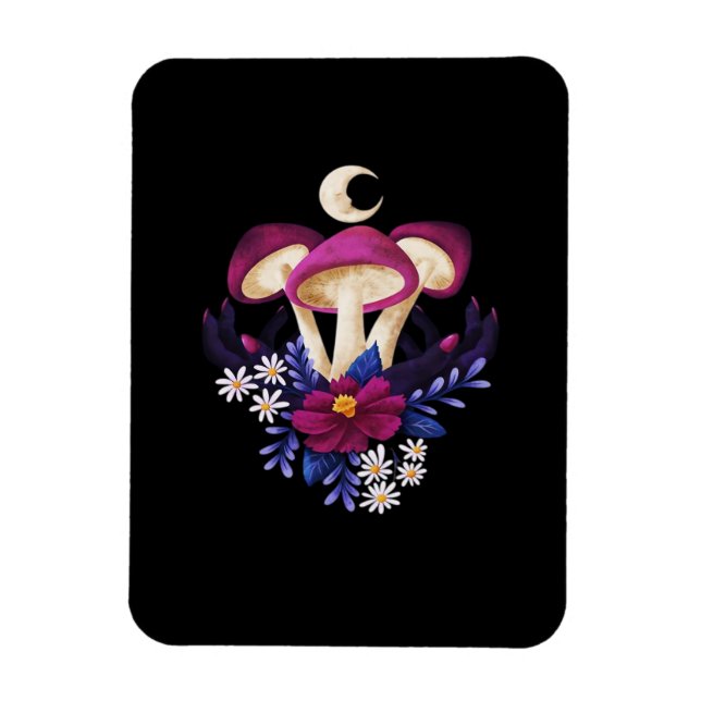 Whimsigotisk svamp Classic Magnet (Vertikal)