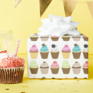 Whimsik Muffins Mönster Presentpapper