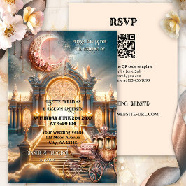 Whimsik Steampunk Fairy Tale alla i ena Bröllop Inbjudningar