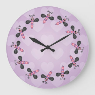 Whimsika Dragonfly Clocks Stor Klocka
