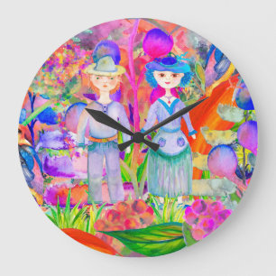 WHIMSIN WONDERLAND GARDEN STOR KLOCKA