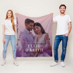 Whimsious, efter Lila Photo Bröllop Fleecefilt