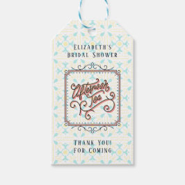 Whimsique Aeftermiddag Tea Gift-Märkre Presentetikett