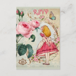 Whimsique Alice i Wonderland Collage OSA Kort
