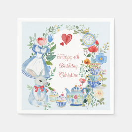 Whimsique Alice i Wonderland Pappersservett