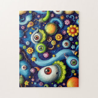 Whimsique Alien Planet Ligcape Jigszawa Puzzle Pussel