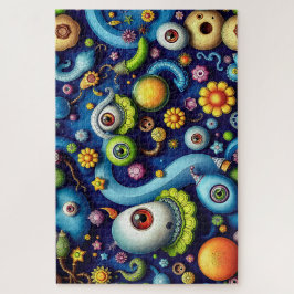 Whimsique Alien Planet Ligcape Jigszawa Puzzle Pussel