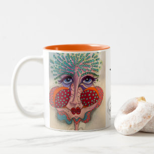 Whimsique Ansikte Mugg