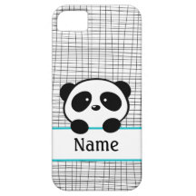 Whimsique Aqua Blue Personlig Panda