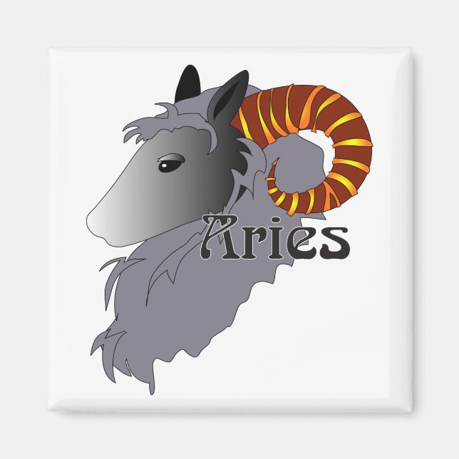 Whimsique Aries Magnets Magnet (Framsidan)