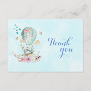 Whimsique Baby Bunny i Balloon Tack Kort