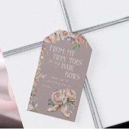 Whimsique Ballerina Dance Birthday Presentetikett