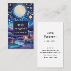 Whimsique Big Måne Ligcape Visitkort