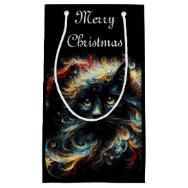 Whimsique Black Cat jultomten Hat Säsong