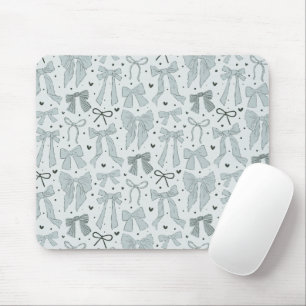 Whimsique Blue Bows Mönster Musmatta