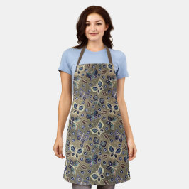Whimsique Blue Butterfly Apron