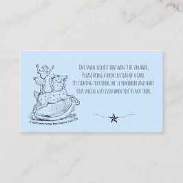 Whimsique blue Pojke Bokar för Baby Tilläggskort