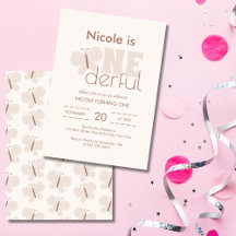 Whimsique Boho Baby Butterfly Retro 1:a födelsedag