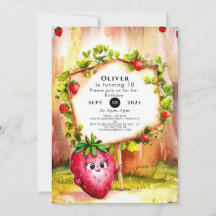 Whimsique Boho Fruit Strawberry Birthday