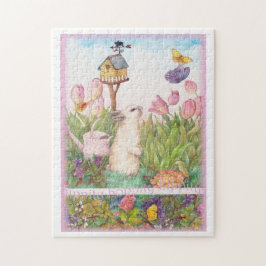 Whimsique Bunny i Vår Garden Pussel