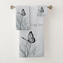 Whimsique Butterfly Family Namn Personlig