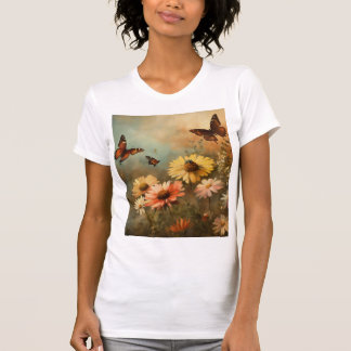 Whimsique Butterfly Garden T Shirt