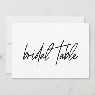 Whimsique Calligraphy Möhippa Bord Bröllop Sign Tack Kort