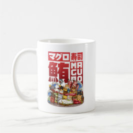 Whimsique Cat Maguro Tuna Sushi Workshop Kaffemugg