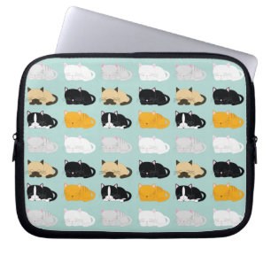 Whimsique Cats Mönster Laptop Fodral