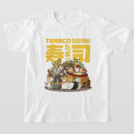 Whimsique Cats Tamago Sushi Workshop T Shirt