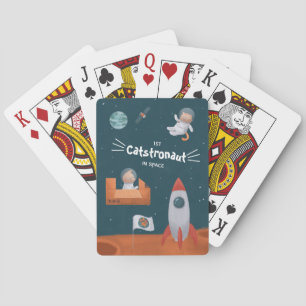 Whimsique Catstronaut in Space, Katter på Mars, Ro Casinokort
