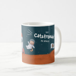 Whimsique Catstronaut in Space, Katter på Mars, Ro Kaffemugg