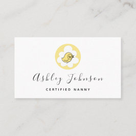 Whimsique Chic Småbarn Baby Visitkort