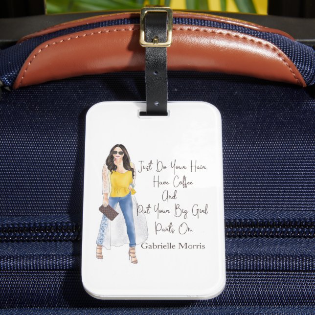 Whimsique Citote "Hämta din stora Byxor på" Bagagebricka (Framsida Insitu 2)