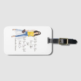 Whimsique Citote "Hämta din stora Byxor på" Bagagebricka