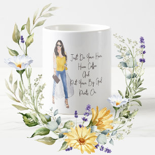 Whimsique Citote "Hämta din stora Byxor på" Kaffemugg