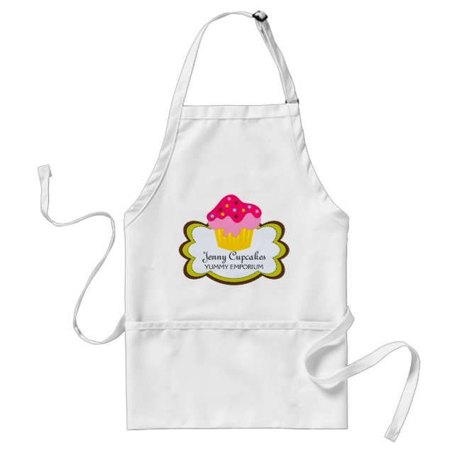 Whimsique Cupkaka Personlig Apron Förkläde (Framsidan)