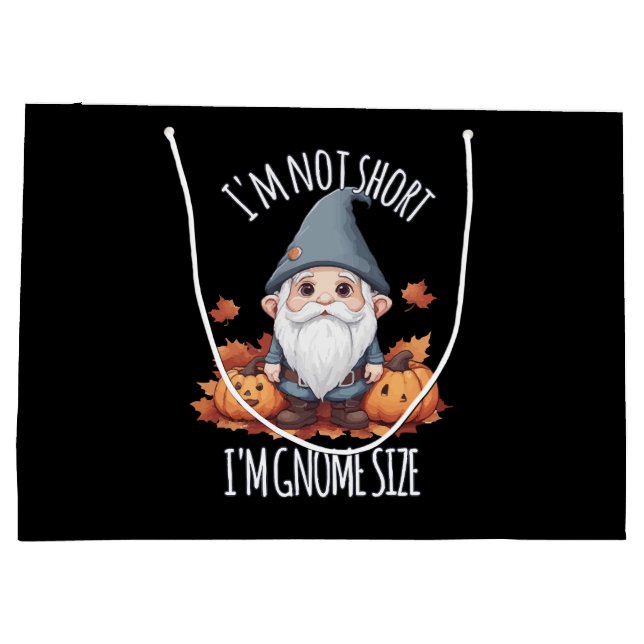 Whimsique Cute Gnome på hösten (Baksidan)