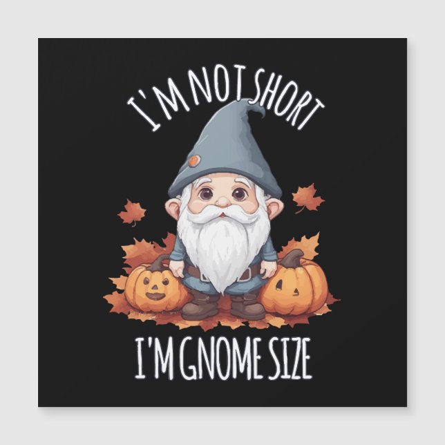 Whimsique Cute Gnome på hösten (Framsida)