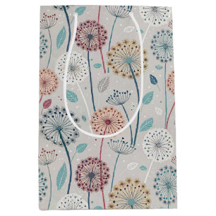 Whimsique Dandelion - Red, Gult, White & Teal