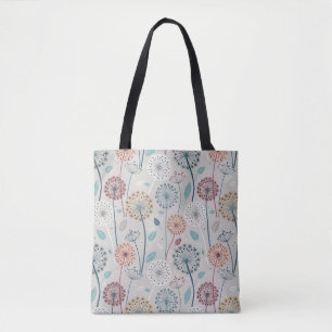 Whimsique Dandelion - Red, Gult, White & Teal Tygkasse
