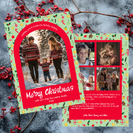 Whimsique Doodle-Anpassningsbarna Arch 5 Photo Julkort